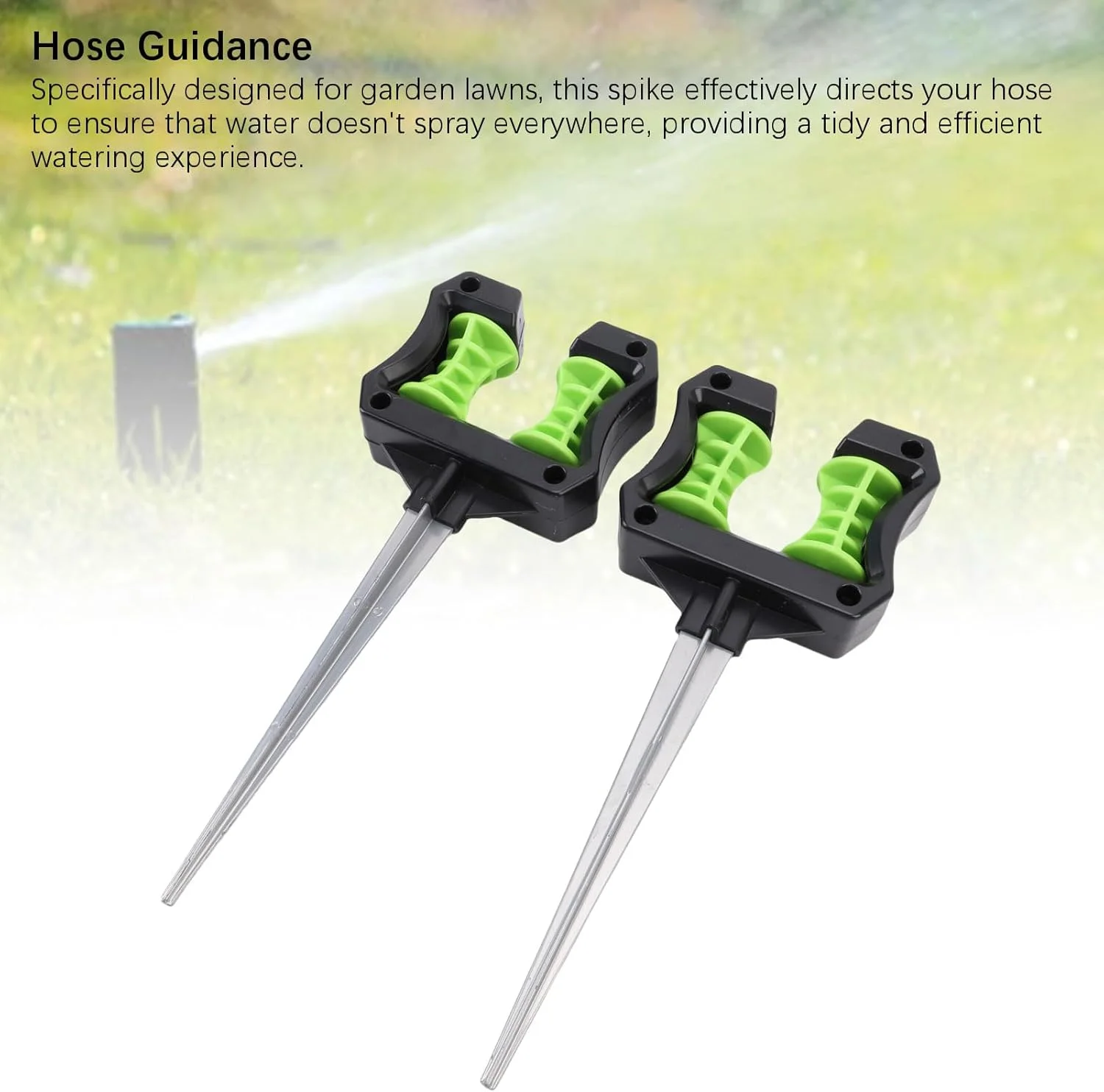 نگهدارنده شلنگ باغبانی Haofy، بسته 2 عددی، ABS سبک وزن، 26 سانتی متر، پایه نگهدارنده شلنگ چمن، لوله آب برای مراقبت از چمن، آبیاری کشاورزی