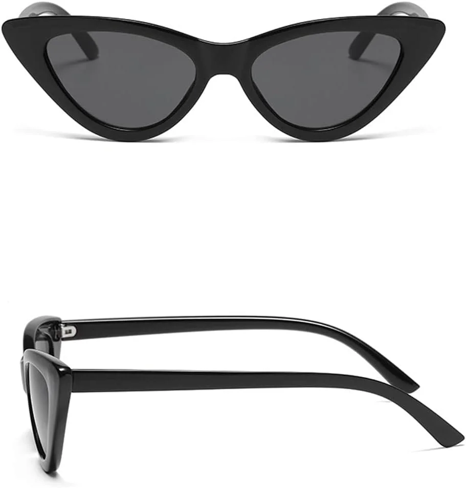 عینک آفتابی چشم گربه ای YooThink زنانه، عینک های قدیمی با فریم پلاستیکی