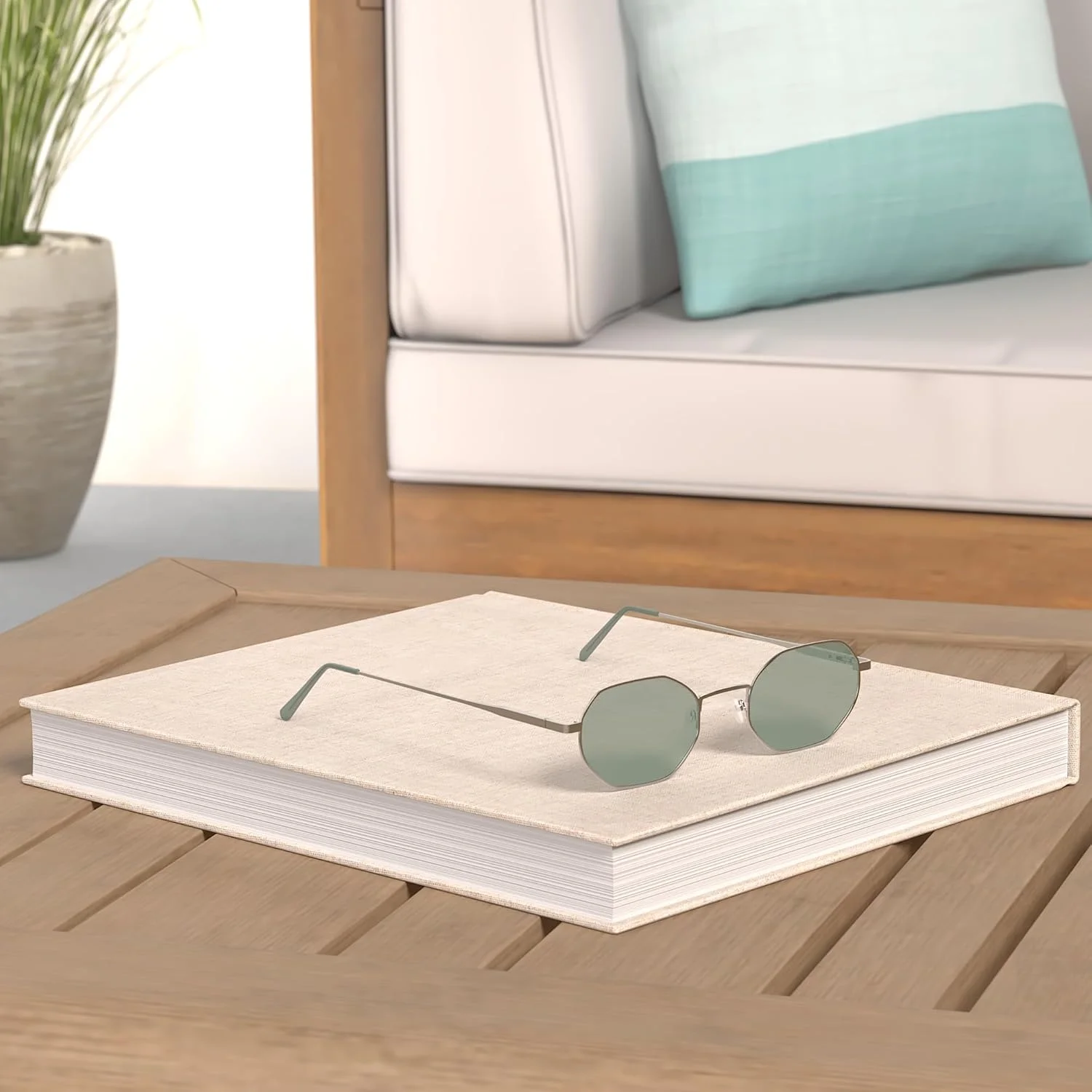 عینک آفتابی هشت ضلعی کوچک زنانه مردانه ZENOTTIC، فریم فلزی پلاریزه، طرح وینتیج عینک آفتابی هشت ضلعی کوچک زنانه مردانه ZENOTTIC، فریم فلزی پلاریزه، طرح وینتیج