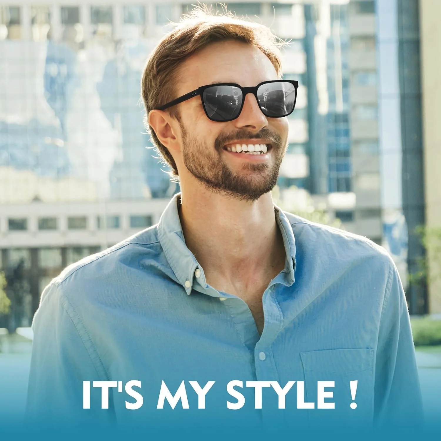 عینک آفتابی پلاریزه مردانه یوکاننا، فریم TR90 سبک وزن، عینک آفتابی اسپرت و فشن مناسب فعالیت های فضای باز با محافظت UV400