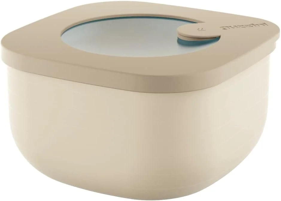 گوزینی - طراحی فعال آشپزخانه، قوطی های درب دار STORE&MORE مناسب یخچال/فریزر/مایکروویو، کوتاه (S) - رسی، 12.2 x 12.2 x h6.8 سانتی متر | 450 سی سی - 17070079