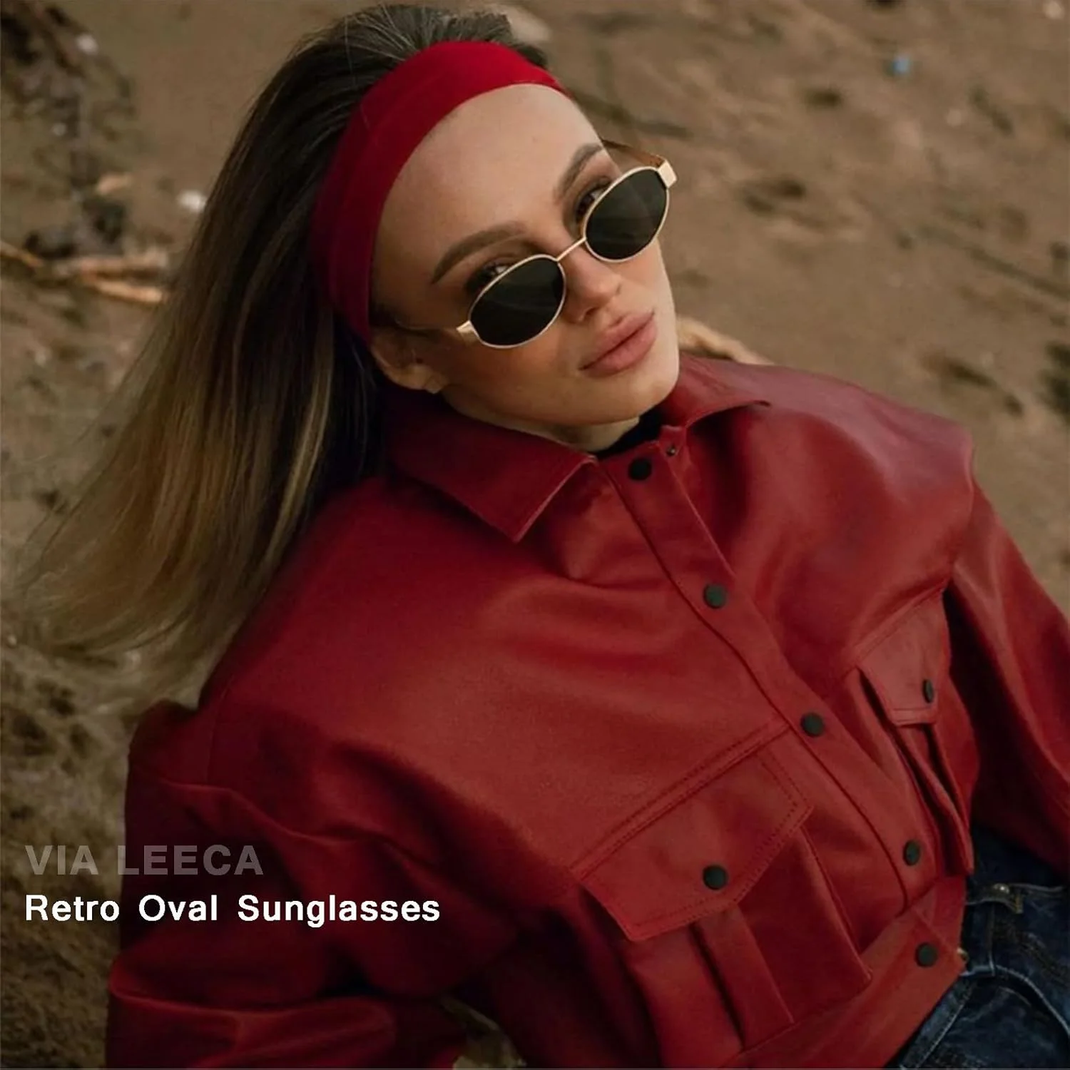 عینک آفتابی رترو VIA LEECA برای زنان و مردان، محافظت UV400، سایه های کلاسیک دهه 90