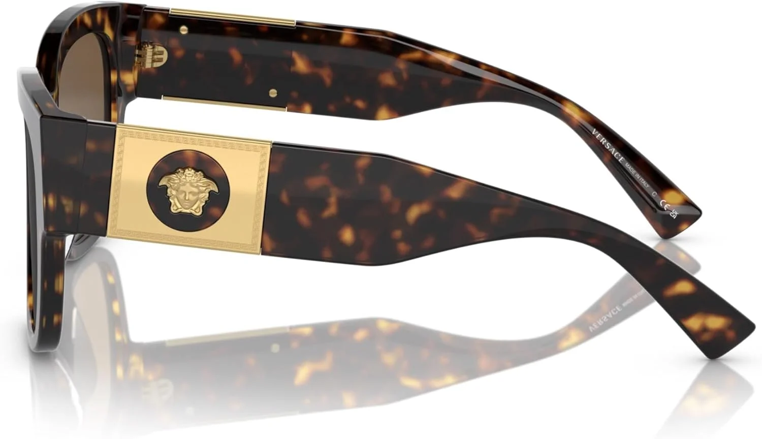 عینک آفتابی زنانه ورساچه مدل 108/73 مربعی، قهوه ای، 54-20-140 میلی متر