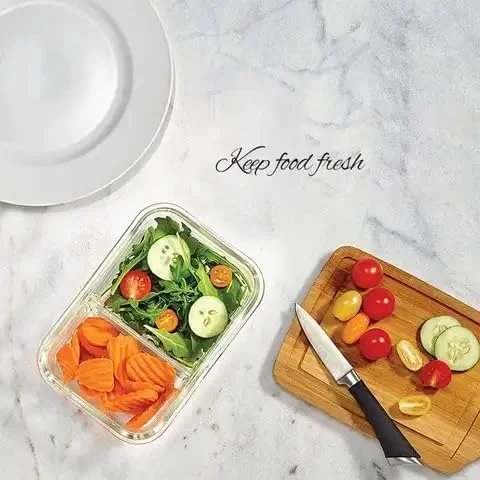 ظروف نگهداری غذای شیشه ای عمومی، ظرف غذای درب دار 1000 میلی لیتری × 3 عدد، مناسب برای مایکروویو و فریزر ظروف نگهداری غذای شیشه ای عمومی، ظرف غذای درب دار 1000 میلی لیتری × 3 عدد، مناسب برای مایکروویو و فریزر