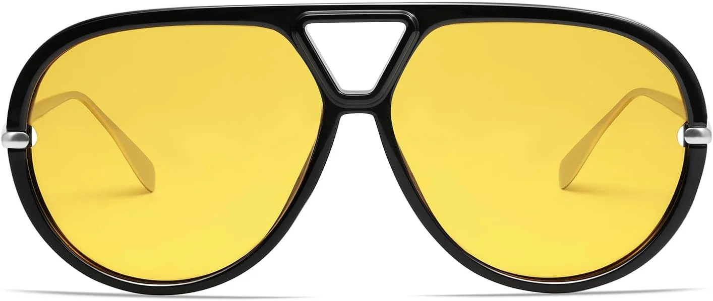 عینک آفتابی خلبانی پلاریزه بزرگ VANLINKER برای زنان و مردان، عینک آفتابی گرد رترو، سایه های محافظ قدیمی مدل VL9798