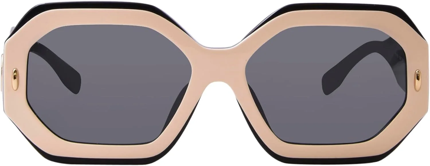 عینک آفتابی توری برچ TY 7192 U 196187 مشکی/عاجی دودی خاکستری یکدست عینک آفتابی توری برچ TY 7192 U 196187 مشکی/عاجی دودی خاکستری یکدست