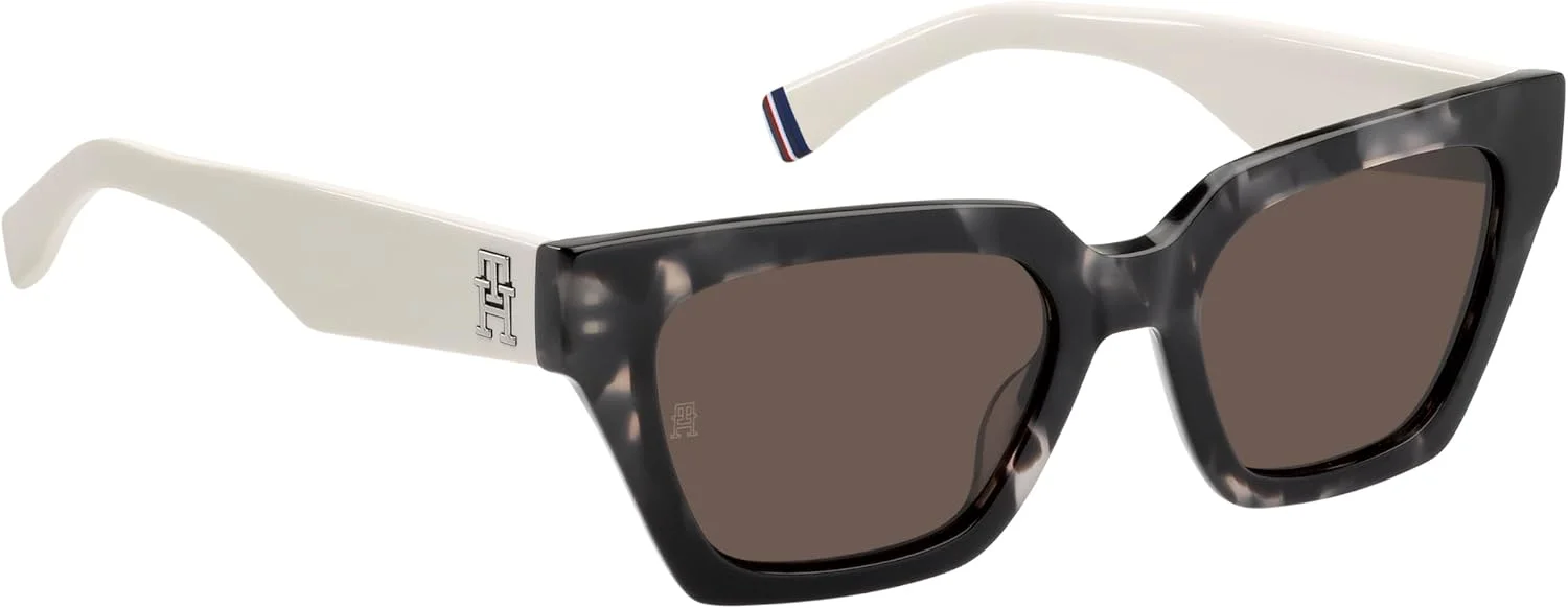 عینک آفتابی زنانه تامی هیلفیگر مدل TH 2101/S مشکی سفید هاوانا 52/19/140 عینک آفتابی زنانه تامی هیلفیگر مدل TH 2101/S مشکی سفید هاوانا 52/19/140