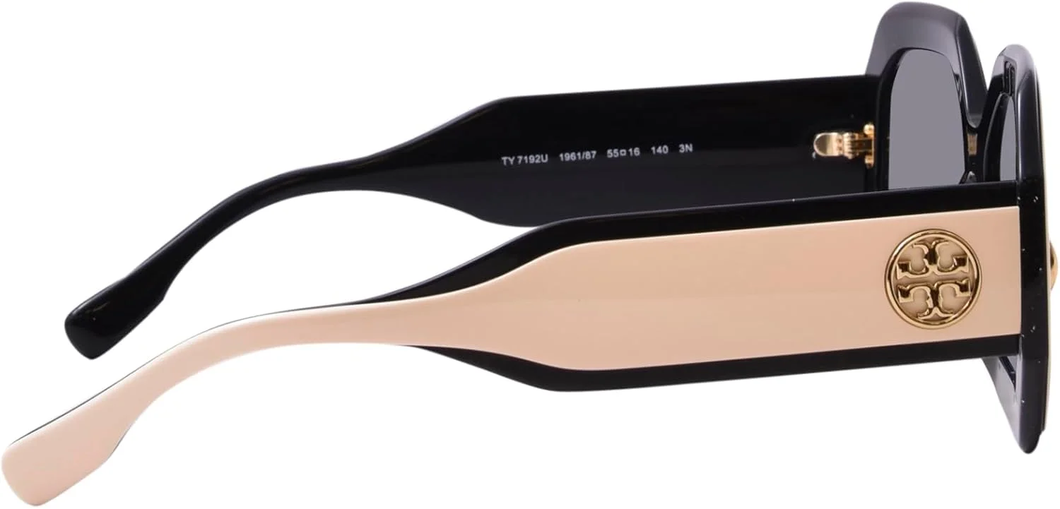 عینک آفتابی توری برچ TY 7192 U 196187 مشکی/عاجی دودی خاکستری یکدست عینک آفتابی توری برچ TY 7192 U 196187 مشکی/عاجی دودی خاکستری یکدست