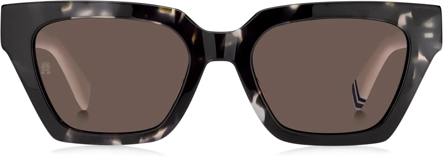 عینک آفتابی زنانه تامی هیلفیگر مدل TH 2101/S مشکی سفید هاوانا 52/19/140 عینک آفتابی زنانه تامی هیلفیگر مدل TH 2101/S مشکی سفید هاوانا 52/19/140