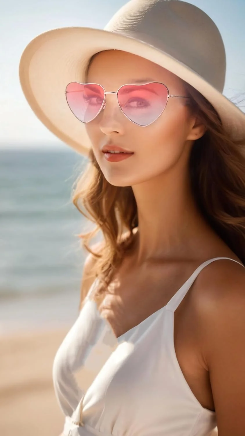 عینک آفتابی قلبی رترو Sweet seven، دو جفت - عینک های هیپی صورتی برای استایل دهه 60 و 70 و اکسسوری های جشنواره عینک آفتابی قلبی رترو Sweet seven، دو جفت - عینک های هیپی صورتی برای استایل دهه 60 و 70 و اکسسوری های جشنواره