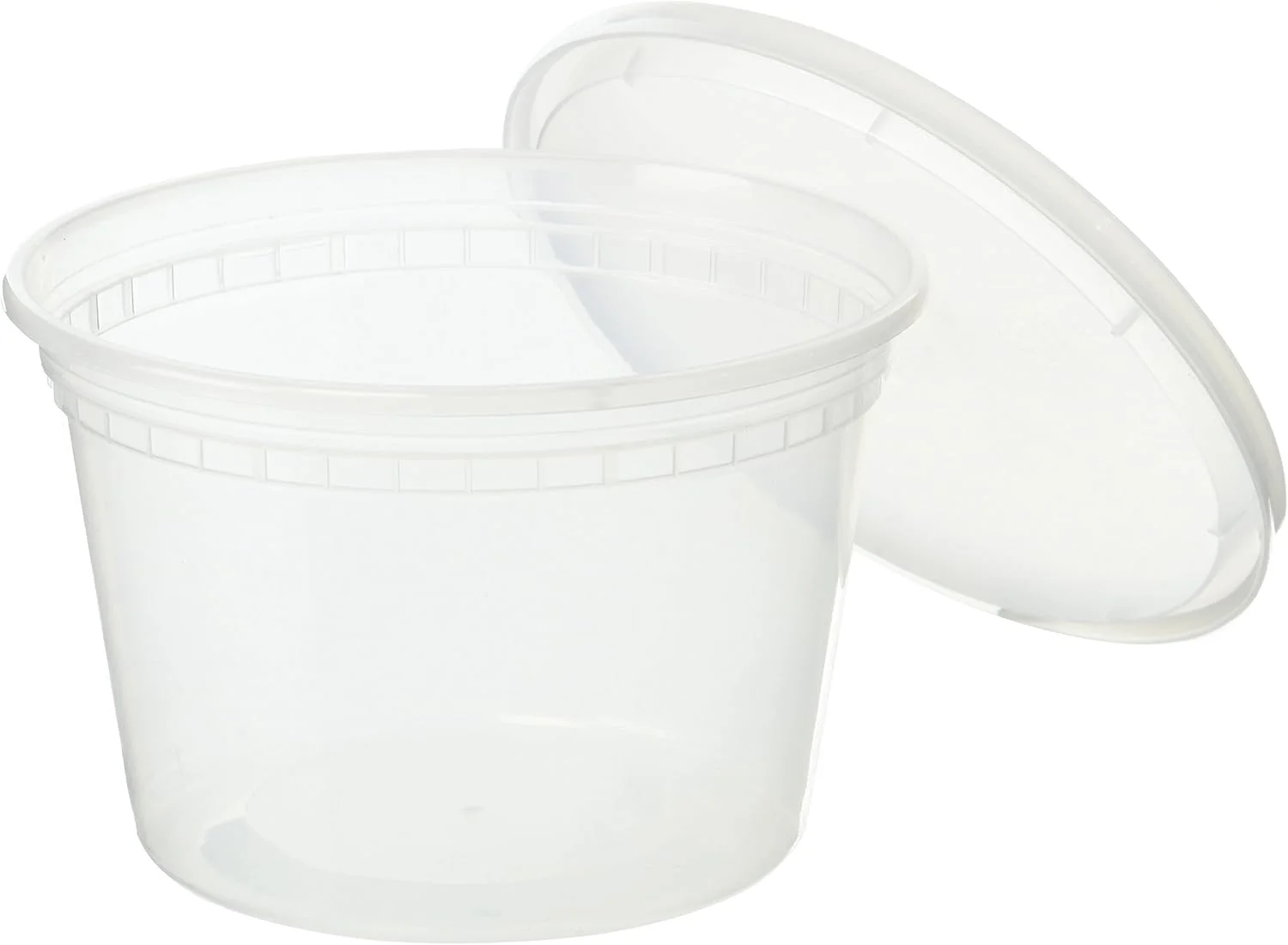 ظروف نگهداری مواد غذایی پلاستیکی EDI [473 میلی لیتر، 50 عدد] با درب های محکم | قابل استفاده در مایکروویو، فریزر و ماشین ظرفشویی | بدون BPA | مقاوم | مناسب آماده سازی غذا | ضد نشت | قابل بازیافت