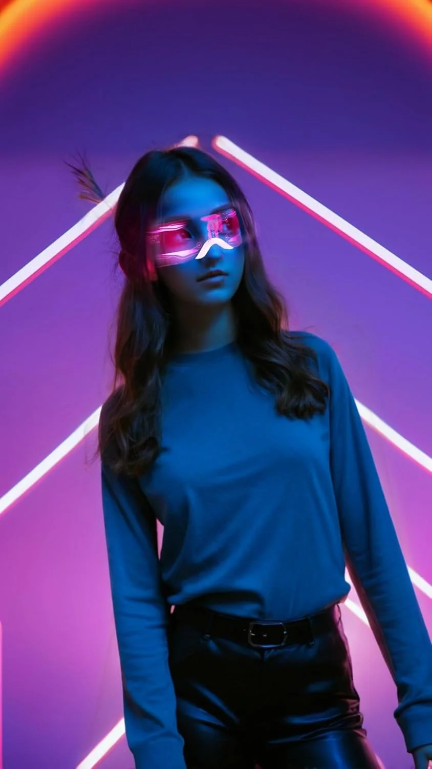 عینک های منشوری LED هفت رنگ شیرین: عینک های نئونی درخشان برای زنانه Cosplay - عینک آفتابی روشن برای یک درخشش شیک عینک های منشوری LED هفت رنگ شیرین: عینک های نئونی درخشان برای زنانه Cosplay - عینک آفتابی روشن برای یک درخشش شیک