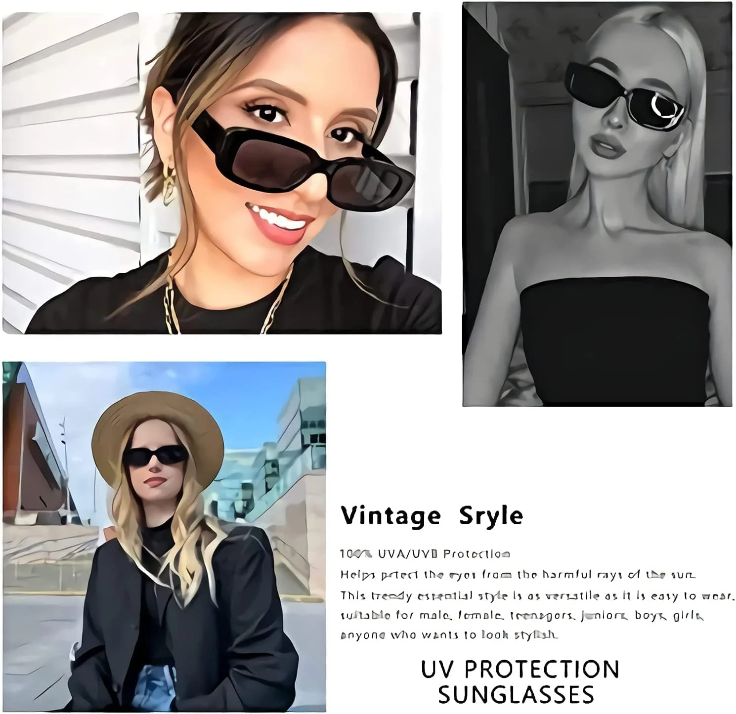 عینک آفتابی مستطیلی رترو زنانه و مردانه، عینک آفتابی مربعی کوچک و قدیمی با محافظت از چشم، عینک رانندگی قدیمی با محافظت UV400، فریم باریک مربعی مد دهه 90 عینک آفتابی مستطیلی رترو زنانه و مردانه، عینک آفتابی مربعی کوچک و قدیمی با محافظت از چشم، عینک رانندگی قدیمی با محافظت UV400، فریم باریک مربعی مد دهه 90