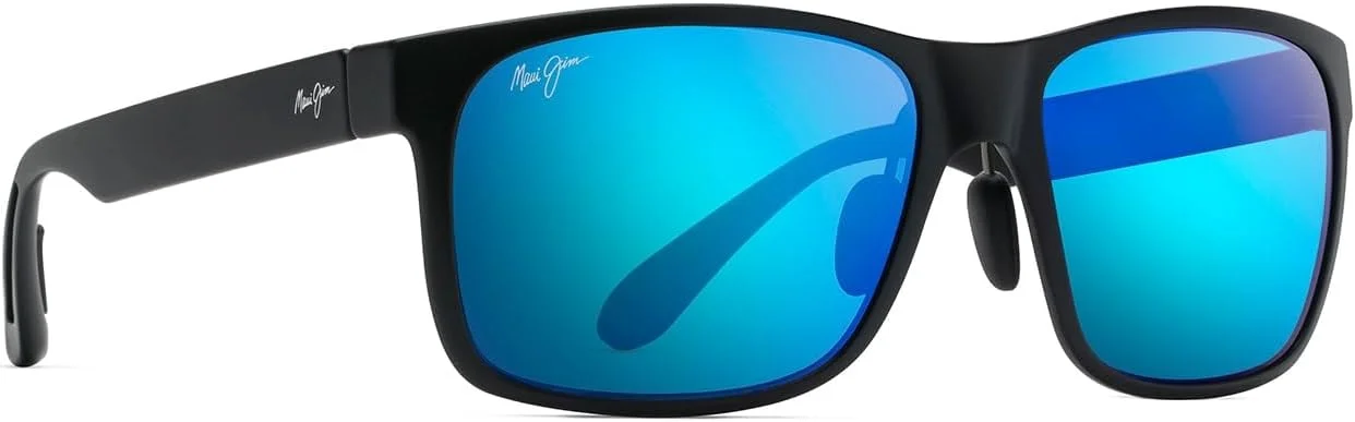 عینک آفتابی مستطیلی پلاریزه ریدینگ رد سندز Maui Jim مردانه و زنانه