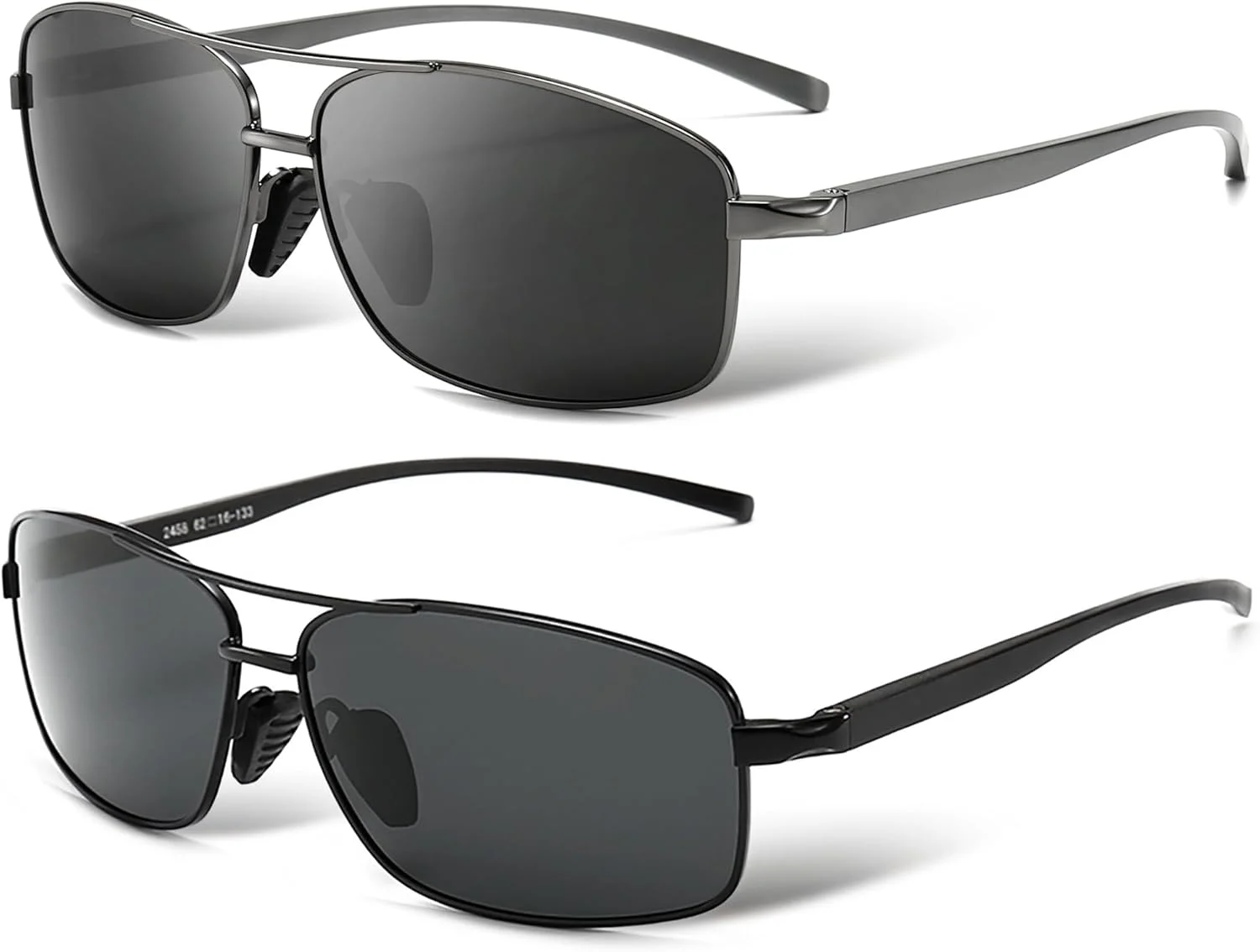 عینک آفتابی مستطیلی پلاریزه فوق سبک SUNGAIT با محافظت UV400