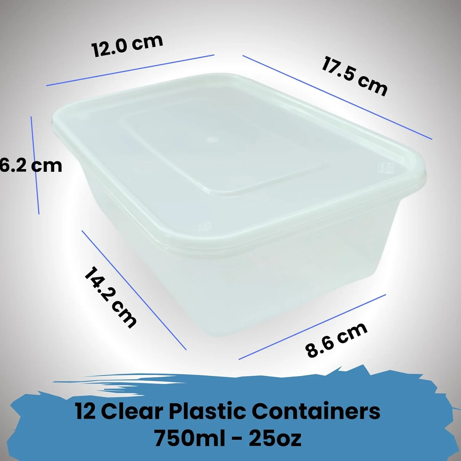 ظروف پلاستیکی غذا نونوچو با درب. بسته 12 عددی 750 میلی لیتری. جعبه های شفاف نگهداری در فریزر، نگهداری مواد غذایی، قابل استفاده در مایکروویو، یخچال، قابل شستشو، قابل بازیافت، ضد نشت، قابل استفاده مجدد، بدون BPA، مناسب بیرون بر.