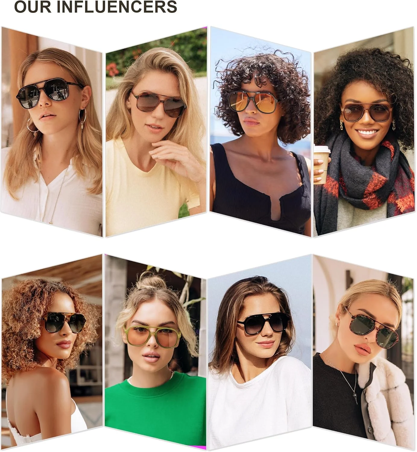 عینک آفتابی پلاریزه رترو وینتیج SOJOS، پل دوگانه، ابرو، خلبانی مربعی SJ2174 عینک آفتابی پلاریزه رترو وینتیج SOJOS، پل دوگانه، ابرو، خلبانی مربعی SJ2174