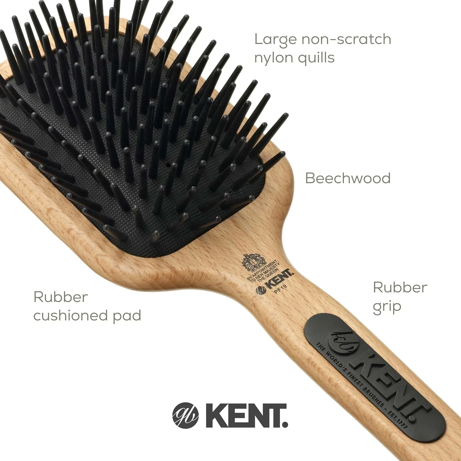 برس باز کننده گره مو کنت مدل Maxi De-Tangling Brush Pf19 برس باز کننده گره مو کنت مدل Maxi De-Tangling Brush Pf19