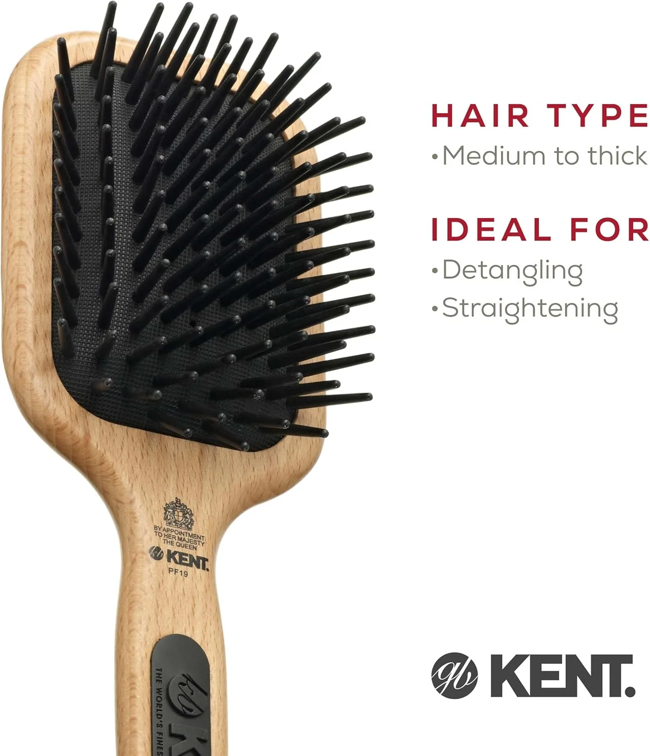 برس باز کننده گره مو کنت مدل Maxi De-Tangling Brush Pf19 برس باز کننده گره مو کنت مدل Maxi De-Tangling Brush Pf19