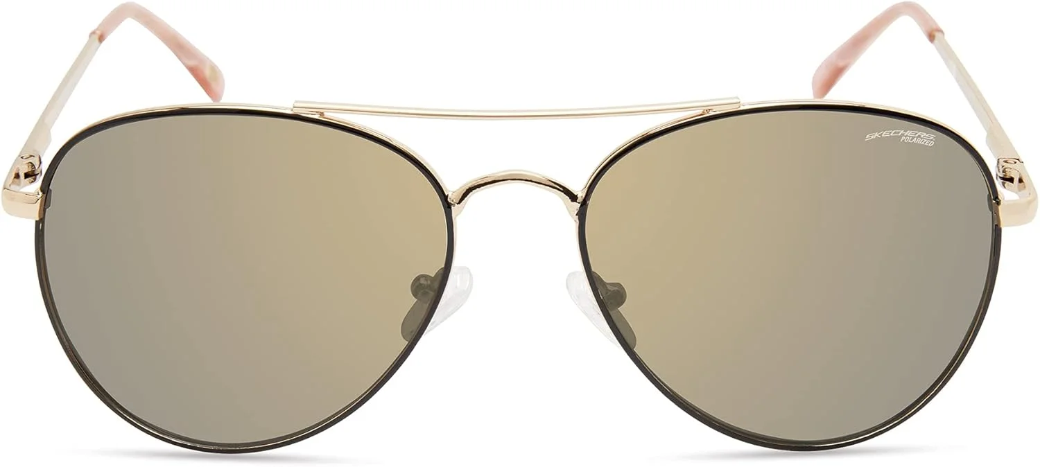 عینک آفتابی زنانه Skechers Sea6166 Pilot، طلایی، 56 میلی متر عینک آفتابی زنانه Skechers Sea6166 Pilot، طلایی، 56 میلی متر