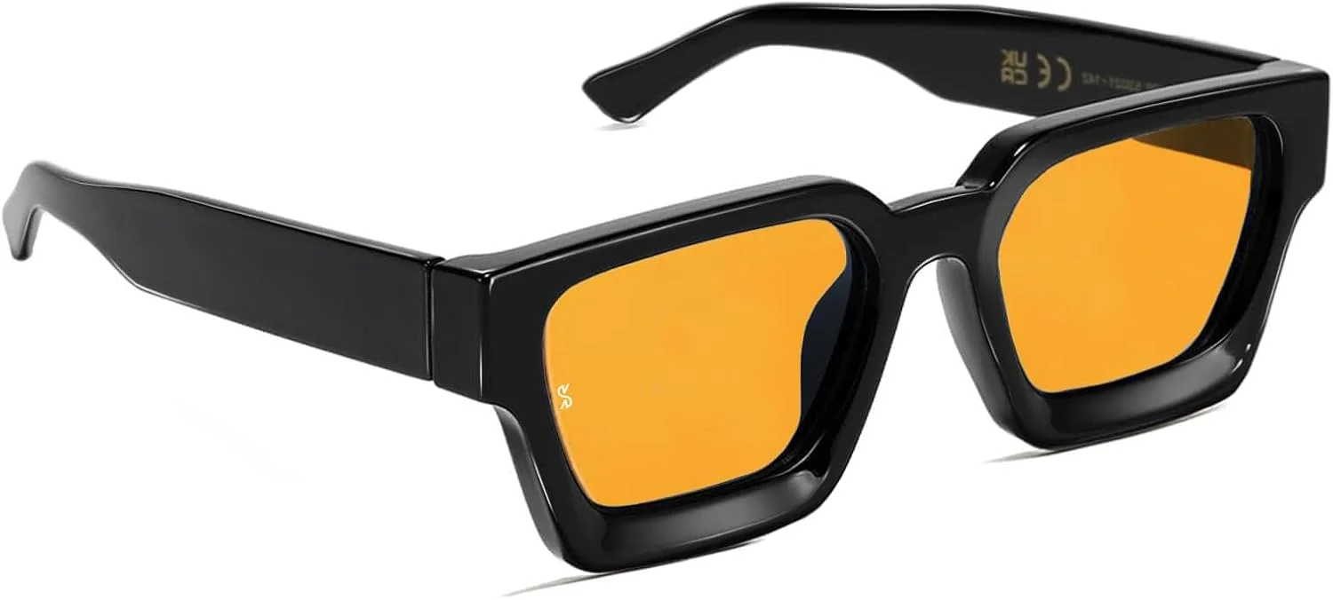 عینک آفتابی رترو SHEEN KELLY برای مردان و زنان، عینک پلاریزه، عینک مستطیلی وینتیج ویفرر مردانه