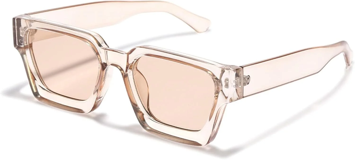 عینک آفتابی مربعی یکپارچهسازی با سیستمعامل برای مردان و زنان، فریم ضخیم مستطیلی، سایه های مشکی حجیم، عینک های مد روز دهه 90 عینک آفتابی مربعی یکپارچهسازی با سیستمعامل برای مردان و زنان، فریم ضخیم مستطیلی، سایه های مشکی حجیم، عینک های مد روز دهه 90