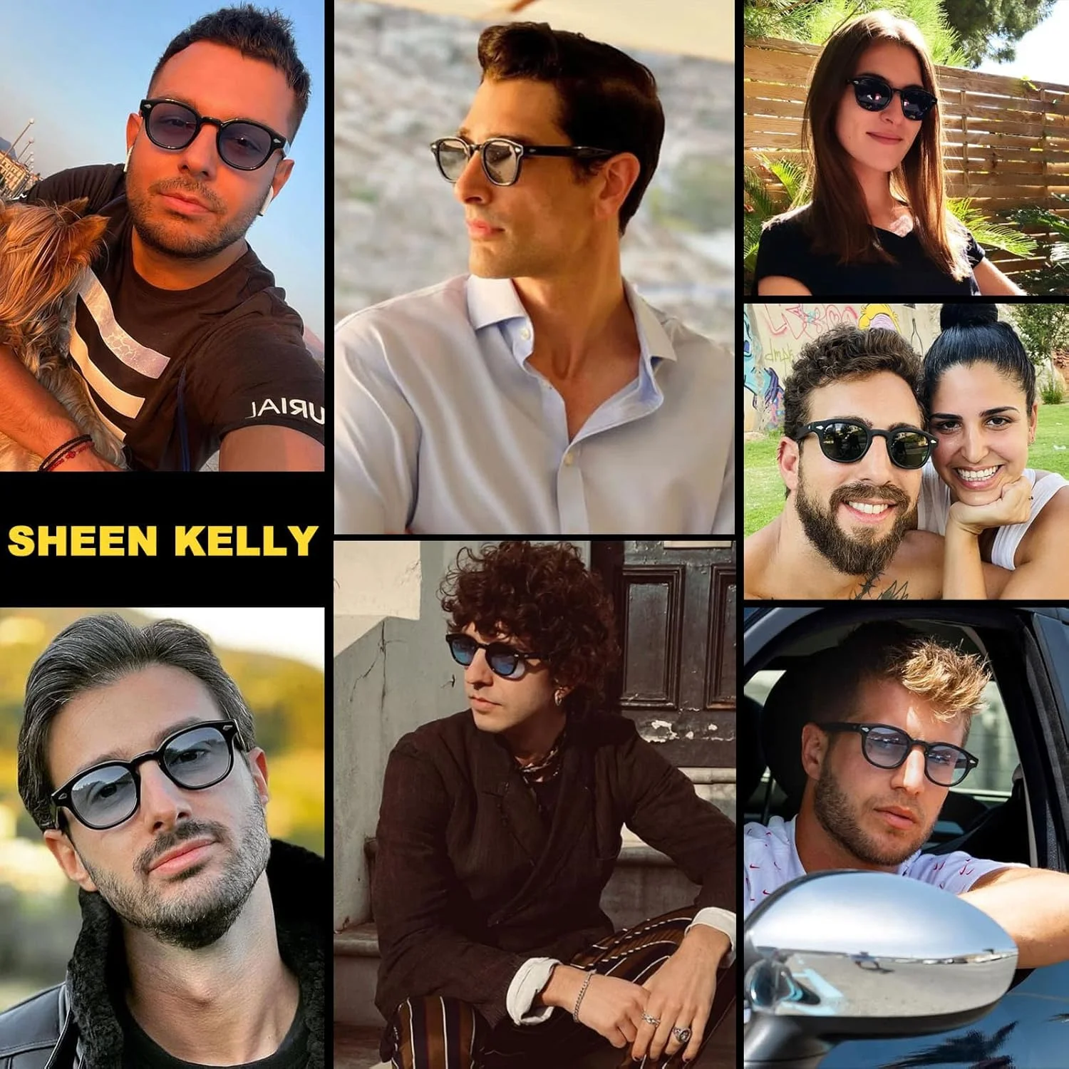 عینک آفتابی بیضی استات SHEEN KELLY، طرح قدیمی و سطح بالا، مناسب خانم ها و آقایان، لنز پلاریزه، مدل جانی دپ، طرح کاپیتان دزدان دریایی عینک آفتابی بیضی استات SHEEN KELLY، طرح قدیمی و سطح بالا، مناسب خانم ها و آقایان، لنز پلاریزه، مدل جانی دپ، طرح کاپیتان دزدان دریایی