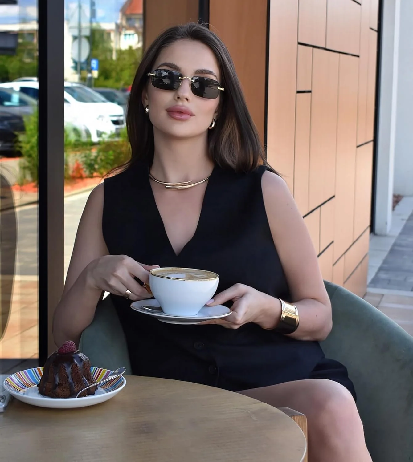 عینک آفتابی فشن بدون فریم زنانه مردانه، لنز رنگی گنگستری، سایه های بدون قاب، عینک شاخ بوفالو مصنوعی، عینک مستطیلی عینک آفتابی فشن بدون فریم زنانه مردانه، لنز رنگی گنگستری، سایه های بدون قاب، عینک شاخ بوفالو مصنوعی، عینک مستطیلی