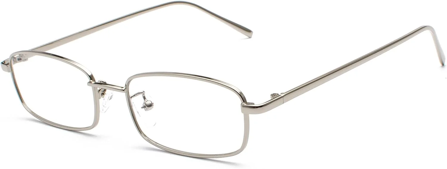 عینک آفتابی مستطیلی رترو RUNHUIS با فریم فلزی باریک و طراحی باریک، مناسب برای خانم ها و آقایان