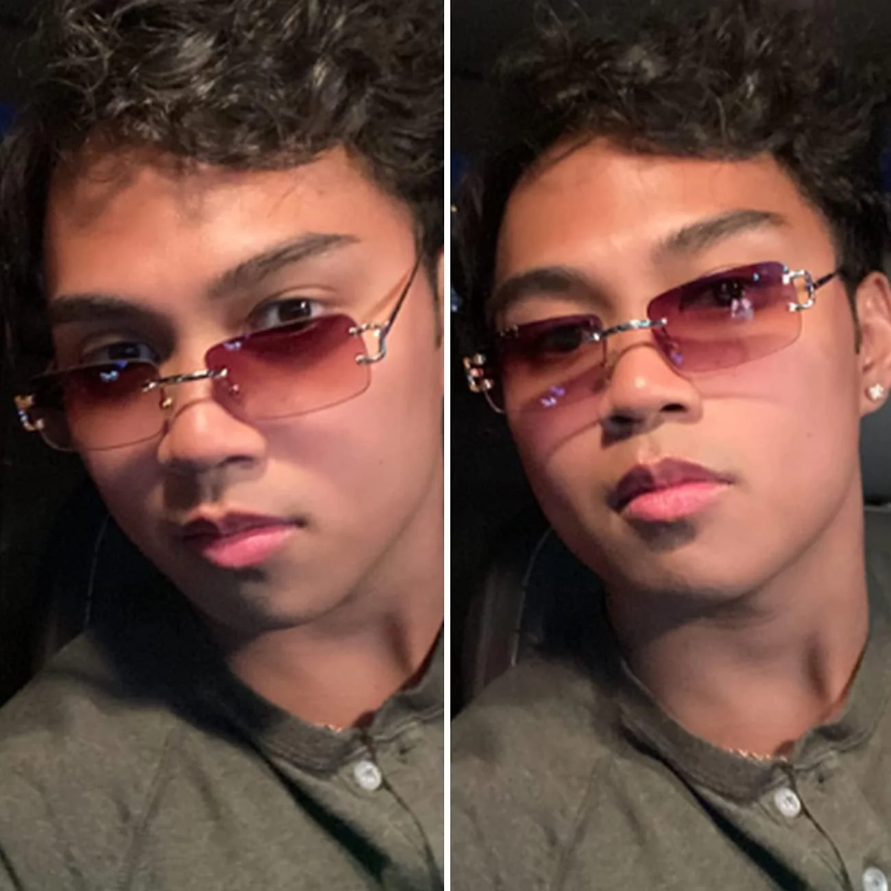 عینک آفتابی باریک بدون فریم مستطیلی مد روز، عینک های سایه دار دهه 90 بدون قاب برای زنان و مردان عینک آفتابی باریک بدون فریم مستطیلی مد روز، عینک های سایه دار دهه 90 بدون قاب برای زنان و مردان