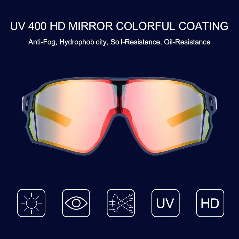 عینک آفتابی پلاریزه ROCKBROS با محافظت UV مناسب دوچرخه سواری برای خانم ها و آقایان