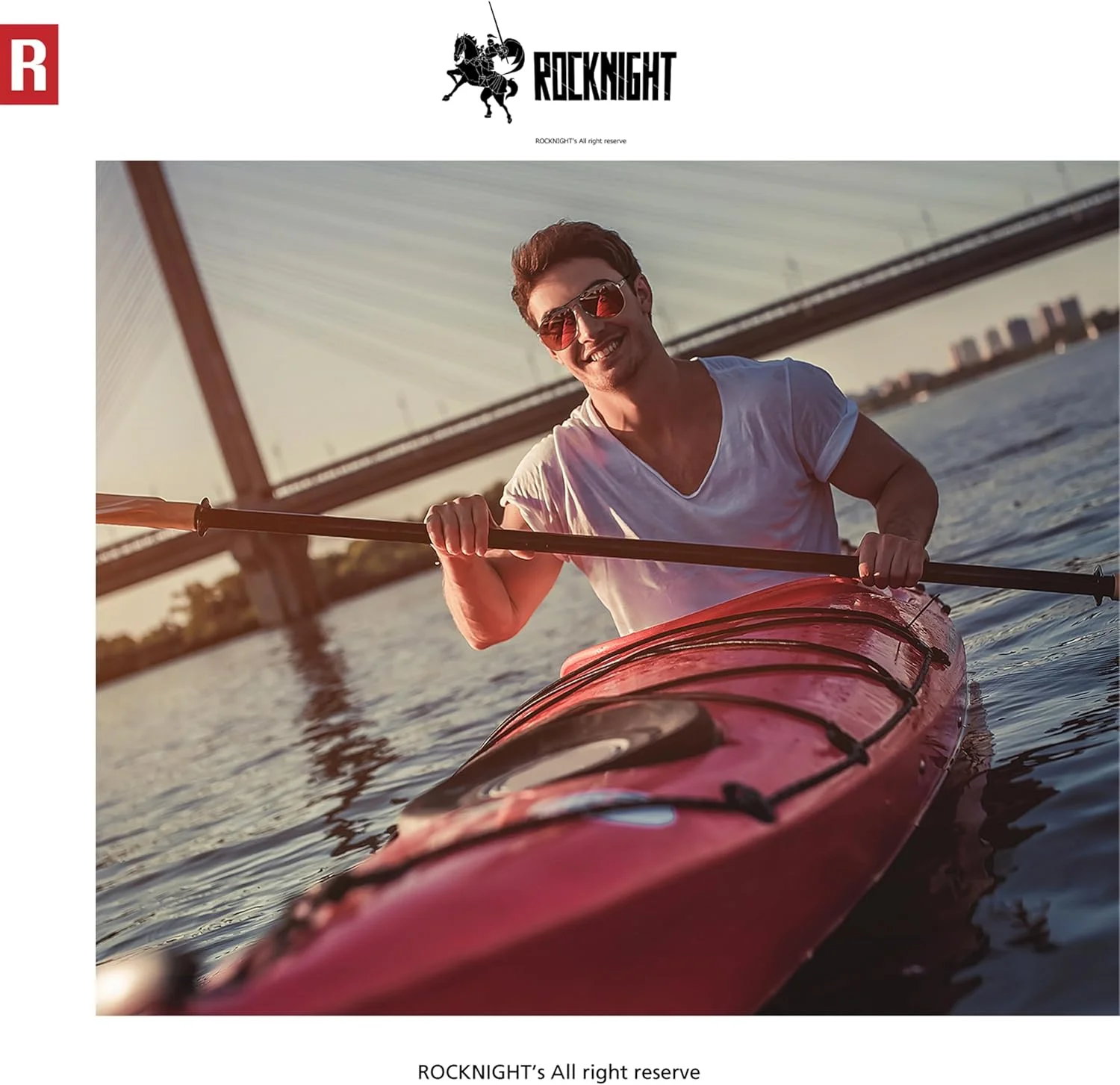 عینک آفتابی خلبانی پلاریزه ROCKNIGHT برای مردان و زنان، عینک آفتابی فلزی تخت سبک وزن مناسب رانندگی UV400 فضای باز 58 میلی متر عینک آفتابی خلبانی پلاریزه ROCKNIGHT برای مردان و زنان، عینک آفتابی فلزی تخت سبک وزن مناسب رانندگی UV400 فضای باز 58 میلی متر