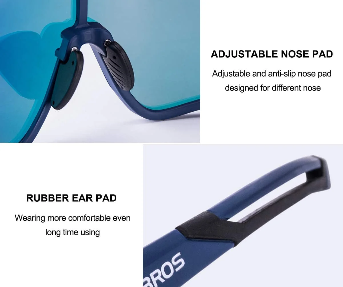 عینک آفتابی پلاریزه ROCKBROS با محافظت UV مناسب دوچرخه سواری برای خانم ها و آقایان