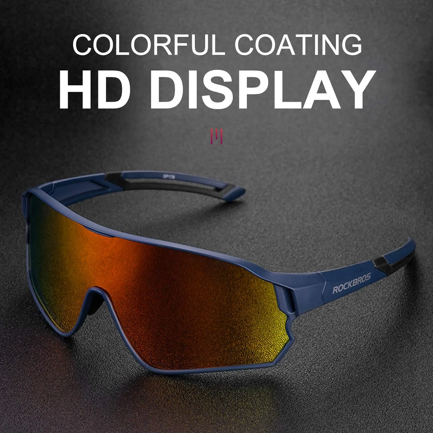 عینک آفتابی پلاریزه ROCKBROS با محافظت UV مناسب دوچرخه سواری برای خانم ها و آقایان