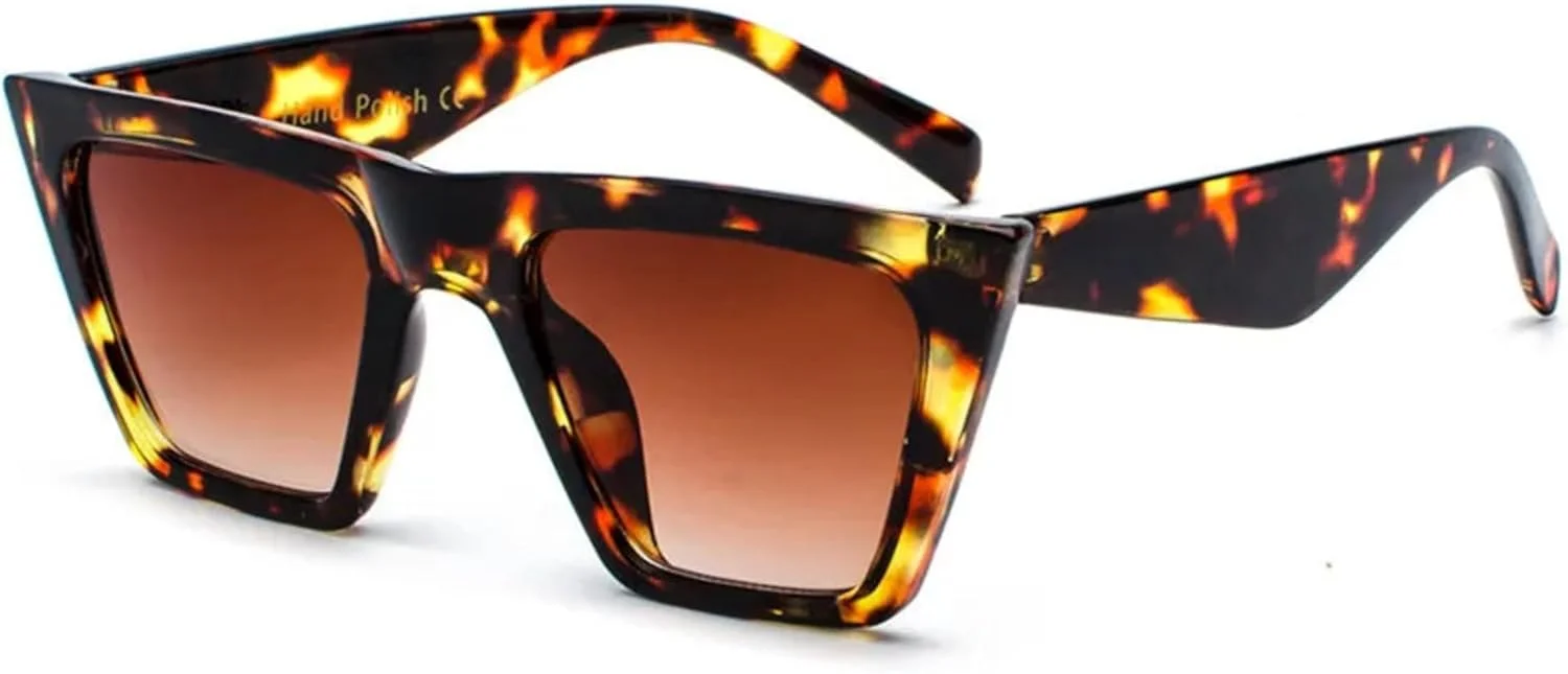 عینک آفتابی گربهای رترو، قهوهای چای، لاک پشتی، گرادیان زنانه Y2K به همراه جلد عینک آفتابی - محافظت UV400، فریم مربعی - سایههای مد اروپایی آمریکایی به همراه جلد عینک آفتابی عینک آفتابی گربهای رترو، قهوهای چای، لاک پشتی، گرادیان زنانه Y2K به همراه جلد عینک آفتابی - محافظت UV400، فریم مربعی - سایههای مد اروپایی آمریکایی به همراه جلد عینک آفتابی