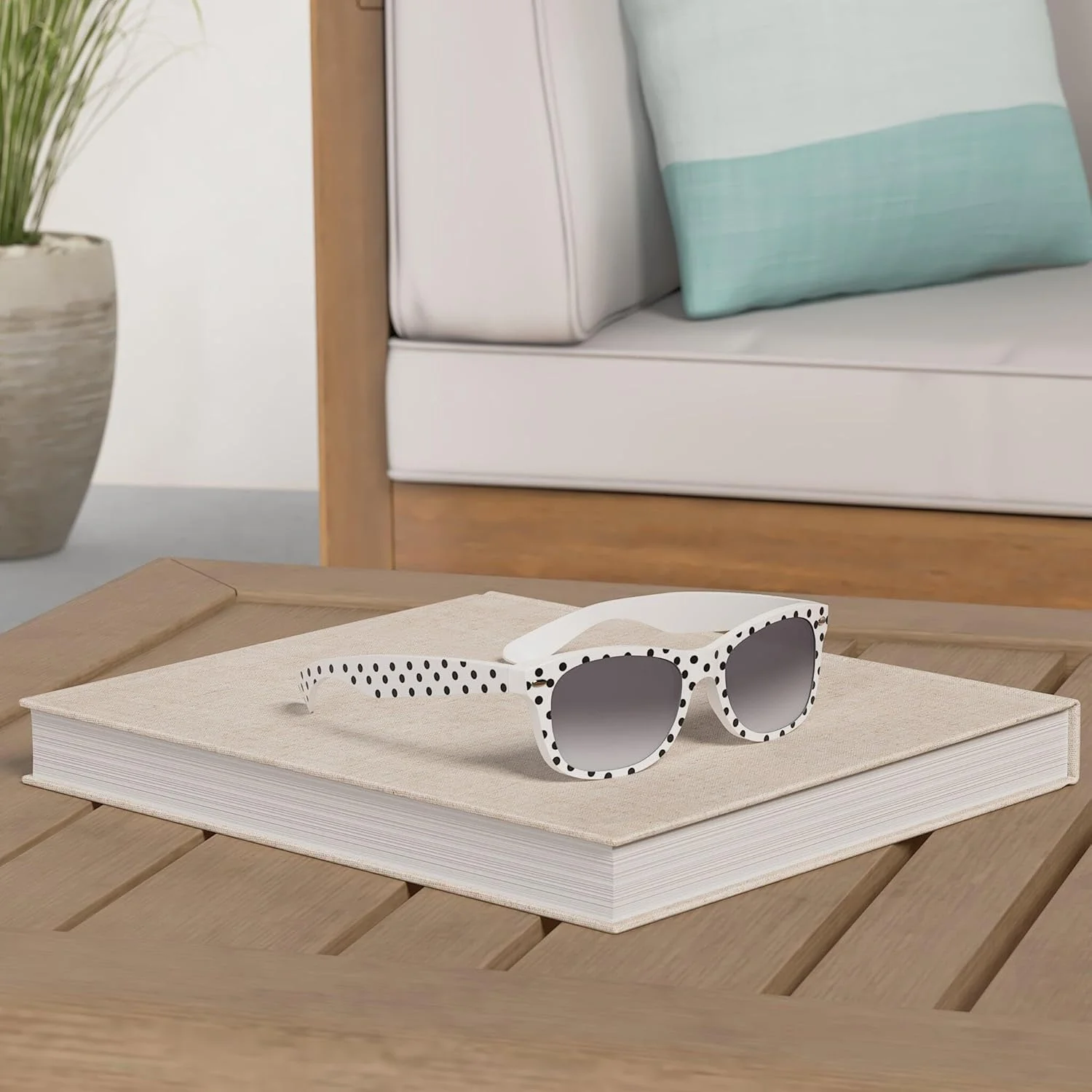 عینک آفتابی زنانه طرح خال خالی، سبک وینتج و رترو، محافظ UV400