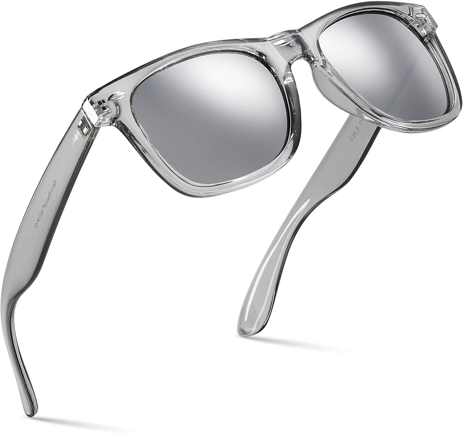 عینک آفتابی رترو با فریم شفاف و رنگارنگ نئونی دهه 80 با لنز آینه ای برای آقایان و بانوان عینک آفتابی رترو با فریم شفاف و رنگارنگ نئونی دهه 80 با لنز آینه ای برای آقایان و بانوان