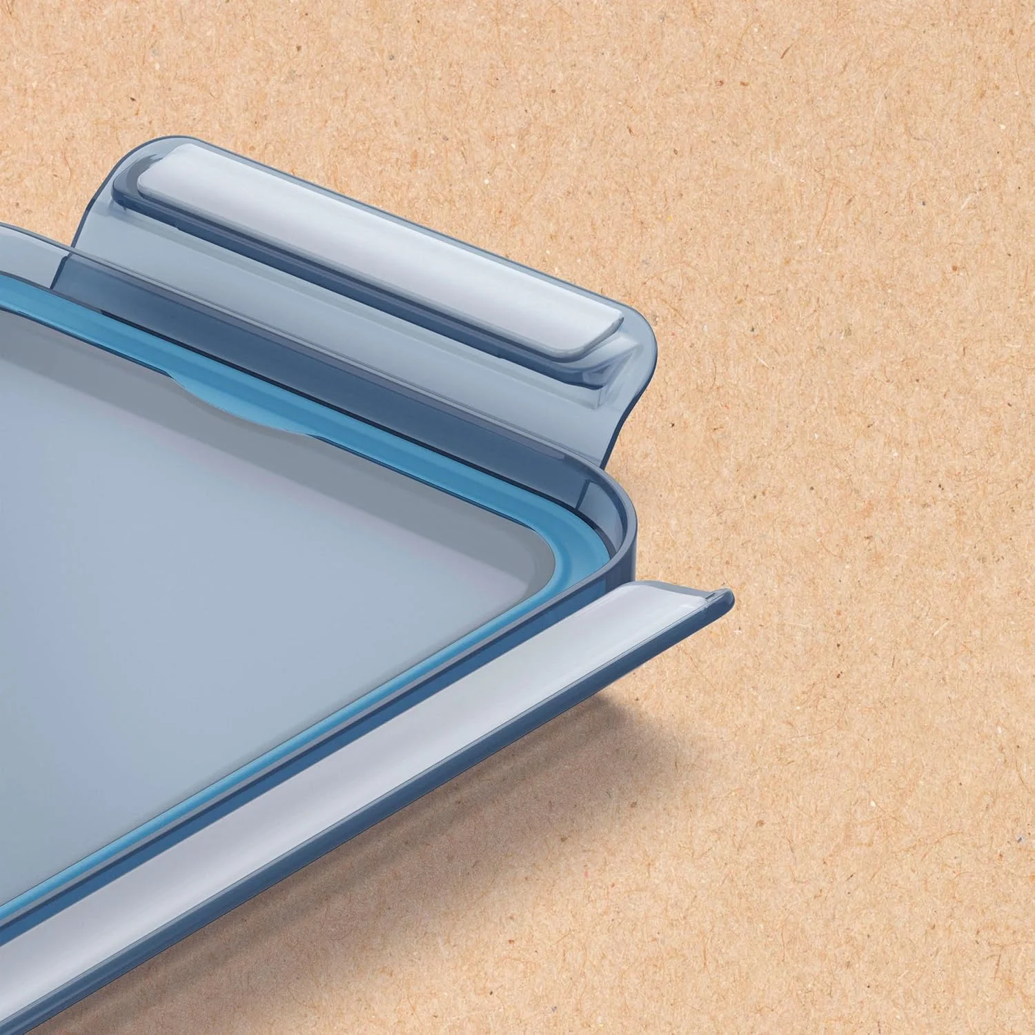 Emsa Clip & Close Eco Food Storage Containers Set, 3 Pieces, 0.8 L, Eco Design, Leak-Proof, Hygienic, Microwave/Freezer/Dishwasher Safe, BPA-Free, Blue, N1171700