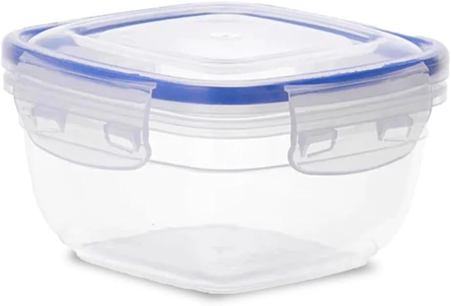 ظرف آماده سازی غذا Biella™، جعبه نگهداری مواد غذایی با درب های قفل دار و مهر و موم شده، جعبه های ناهار قابل استفاده مجدد و ضد نشت، سازمان دهنده آشپزخانه قابل چیدن، ظروف Tupperware و قابل استفاده در مایکروویو، فریزر و ماشین ظرفشویی