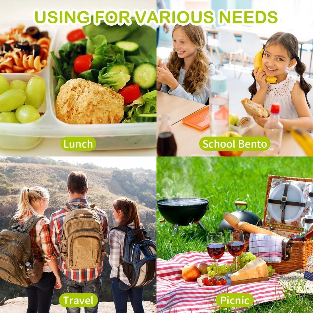 مجموعه 6 عددی ظروف نگهداری غذا Azonee با درب، جعبه های نگهداری تازه و مهر و موم شده قابل انباشت ضد نشت آشپزخانه، ظروف نگهداری مواد غذایی پلاستیکی قابل استفاده مجدد و بدون BPA مناسب برای مایکروویو و فریزر (160 میلی لیتر)