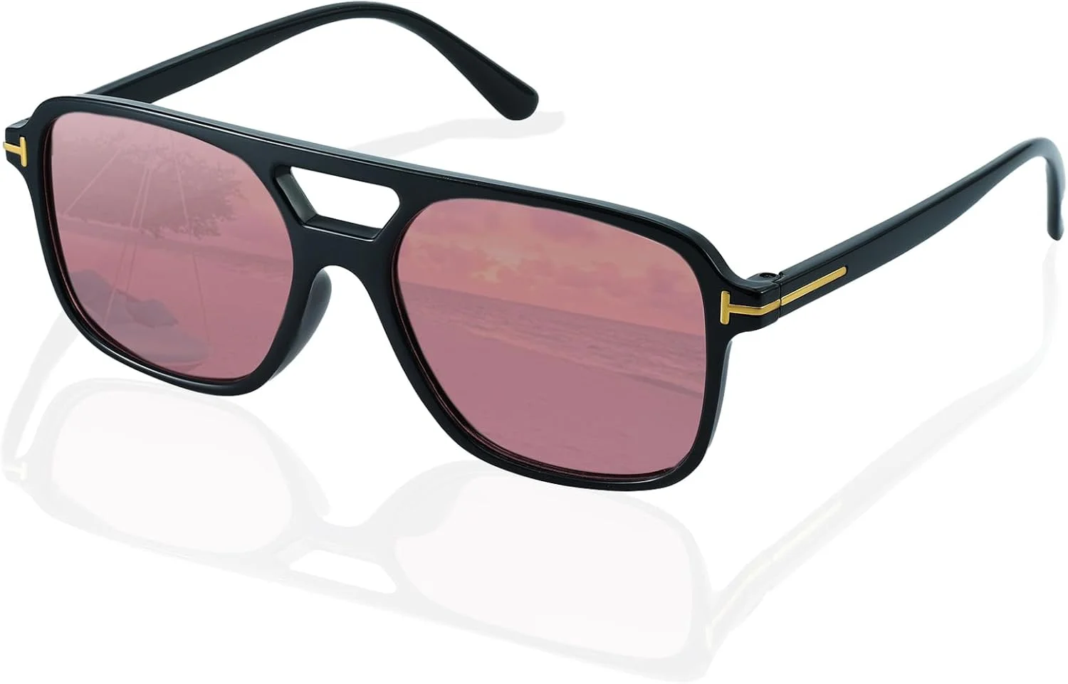 عینک آفتابی خلبانی رترو QUEENTAS برای زنان و مردان، عینک آفتابی مستطیلی پلنگی مد روز زنانه و مردانه عینک آفتابی خلبانی رترو QUEENTAS برای زنان و مردان، عینک آفتابی مستطیلی پلنگی مد روز زنانه و مردانه