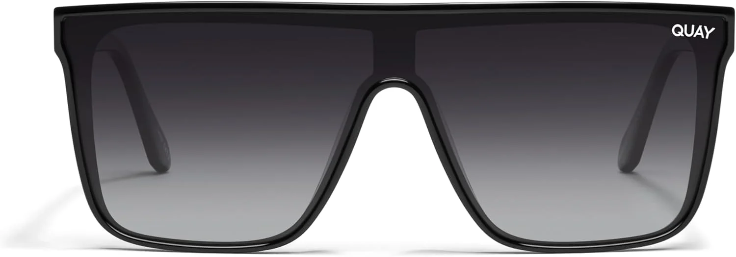 عینک آفتابی Quay Australia - مناسب آقایان و بانوان، لنزهای محافظ دار با محافظت UV، عینک آفتابی بزرگ (Nightfall Medium, Black) عینک آفتابی Quay Australia - مناسب آقایان و بانوان، لنزهای محافظ دار با محافظت UV، عینک آفتابی بزرگ (Nightfall Medium, Black)