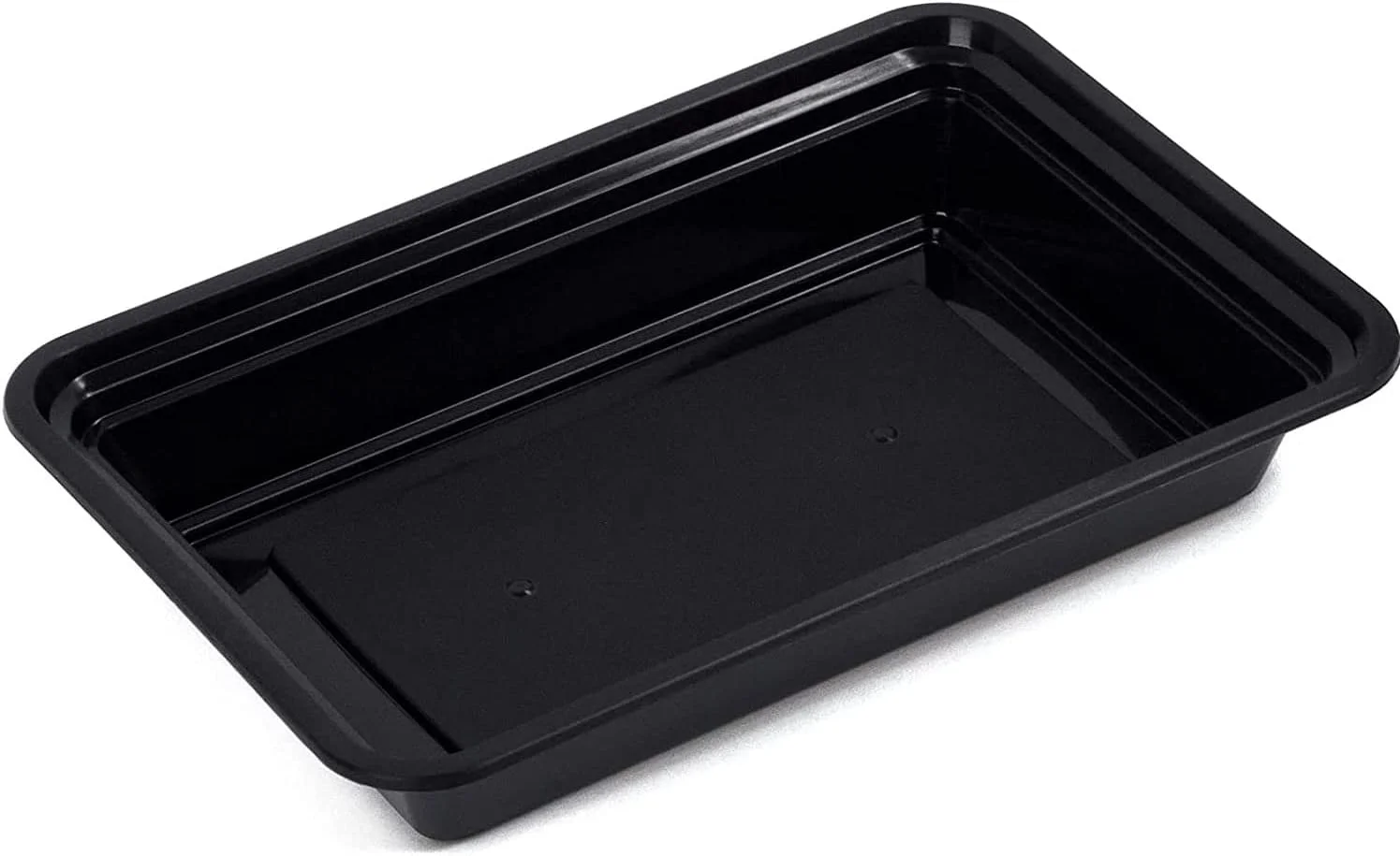 السقر [بسته 5 عددی] ظرف نگهداری غذا با پایه مشکی و درب (28 اونس) RE 28 | ظرف غذای یکبار مصرف | ظروف آماده سازی غذا | جعبه ناهار مایکروویو | قابل استفاده در فریزر (1 محفظه)