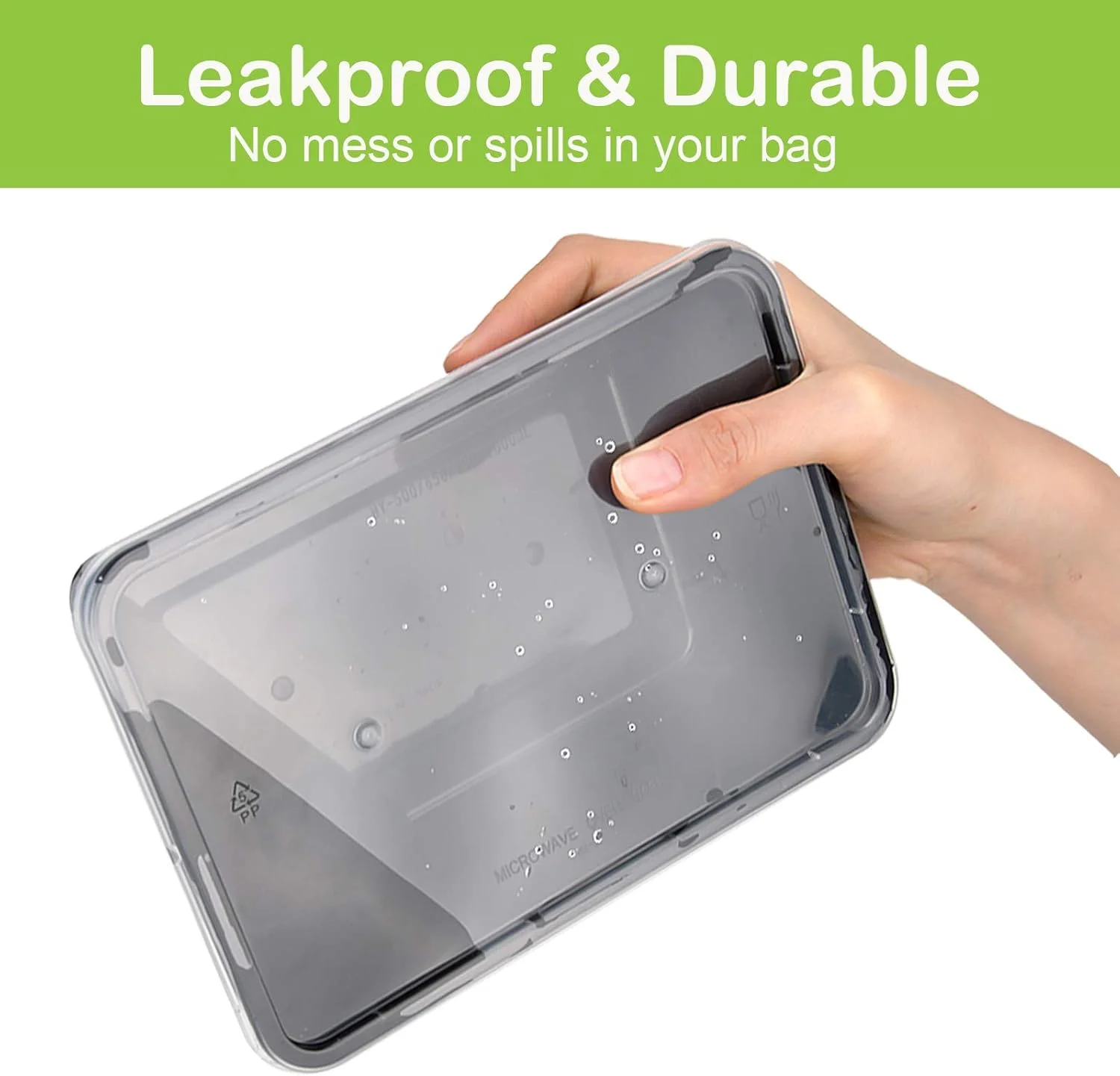 ظرف آماده سازی غذا AIFUSI، بسته 50 عددی، جعبه ناهار یکبار مصرف، ظروف قابل شستشوی نگهداری مواد غذایی با درب، جعبه بنتو پلاستیکی قابل استفاده مجدد، ایمن برای مایکروویو/ماشین ظرفشویی/فریزر (750 میلی لیتر/ 26 اونس)