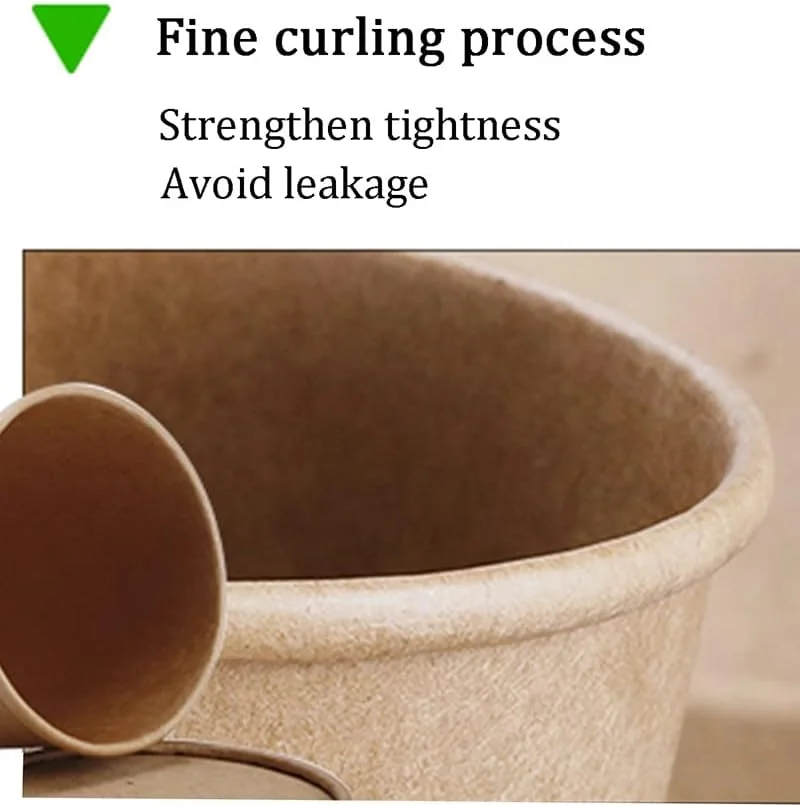 ظرف غذای بیرون بر AGYH بسته 500 عددی، ظروف آماده سازی غذا با درب، جعبه ناهار قابل استفاده مجدد، ظروف نگهداری مواد غذایی ایمن برای مایکروویو/فریزر، کاسه سالاد، 12 اونس (رنگ: استایل 1)