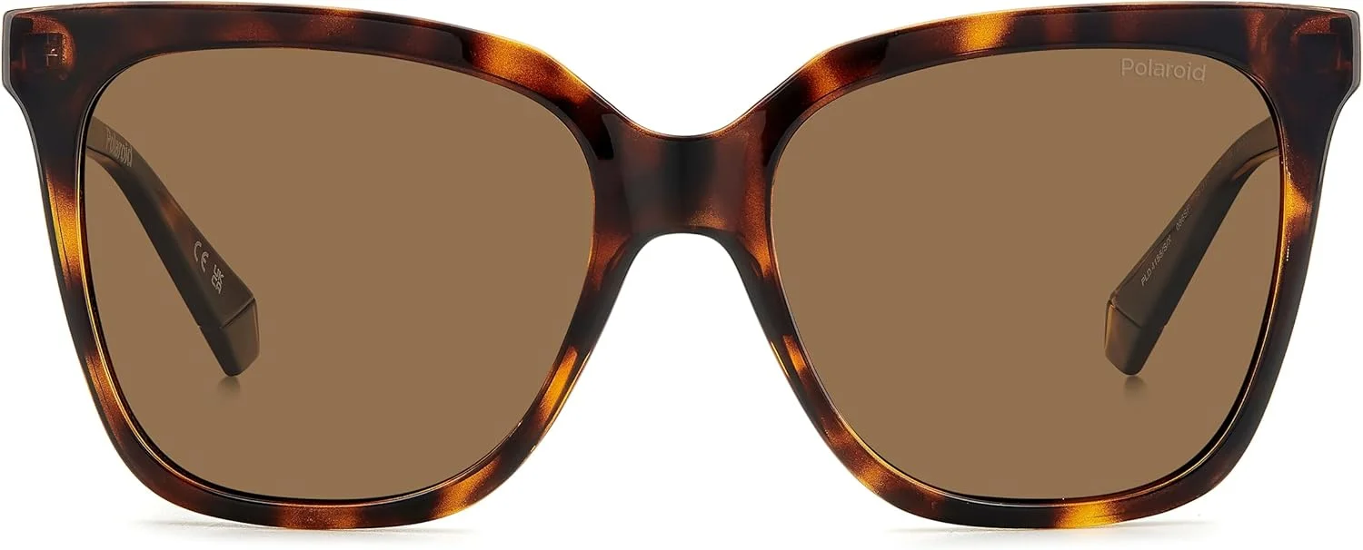 عینک آفتابی زنانه POLAROID مدل PLD 4155/S/X هاوانا 55/17/145