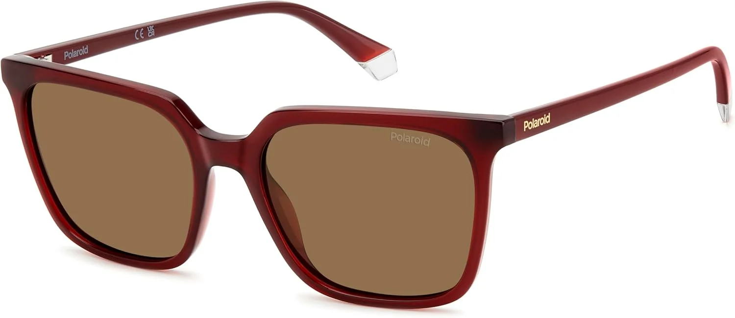 عینک آفتابی زنانه POLAROID مدل PLD 4163/S بورگاندی 55/18/145