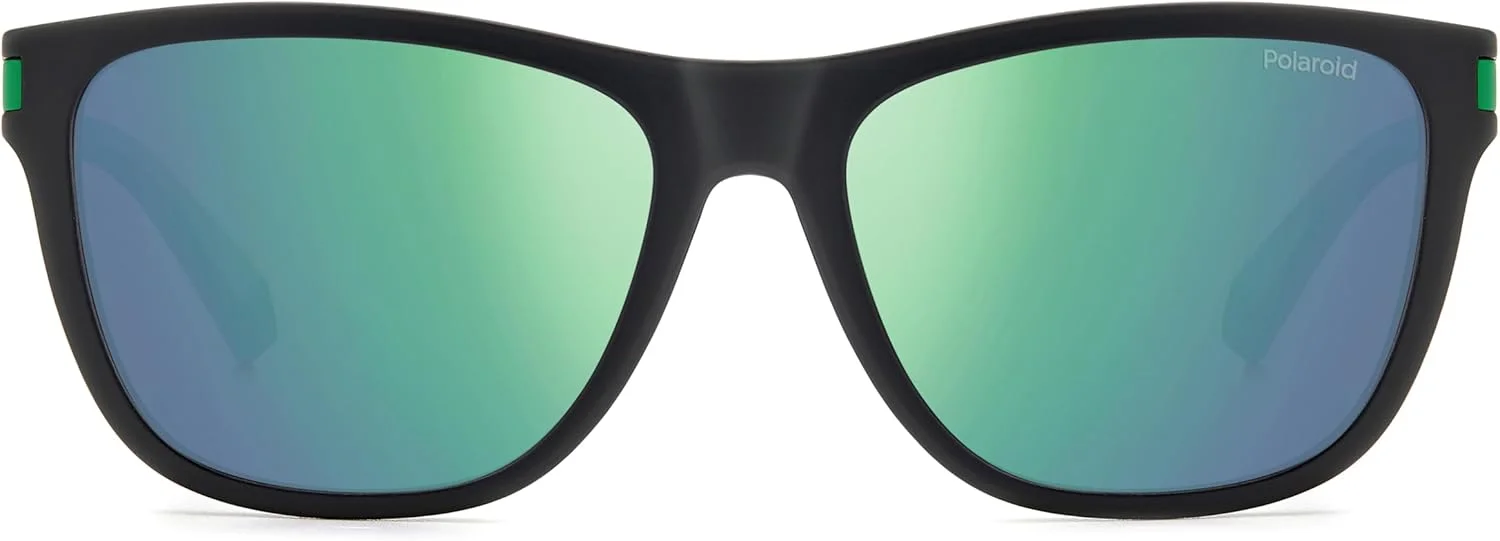 عینک آفتابی پلاروید PLD 2138/S مشکی مات سبز 56/17/140 унисекс