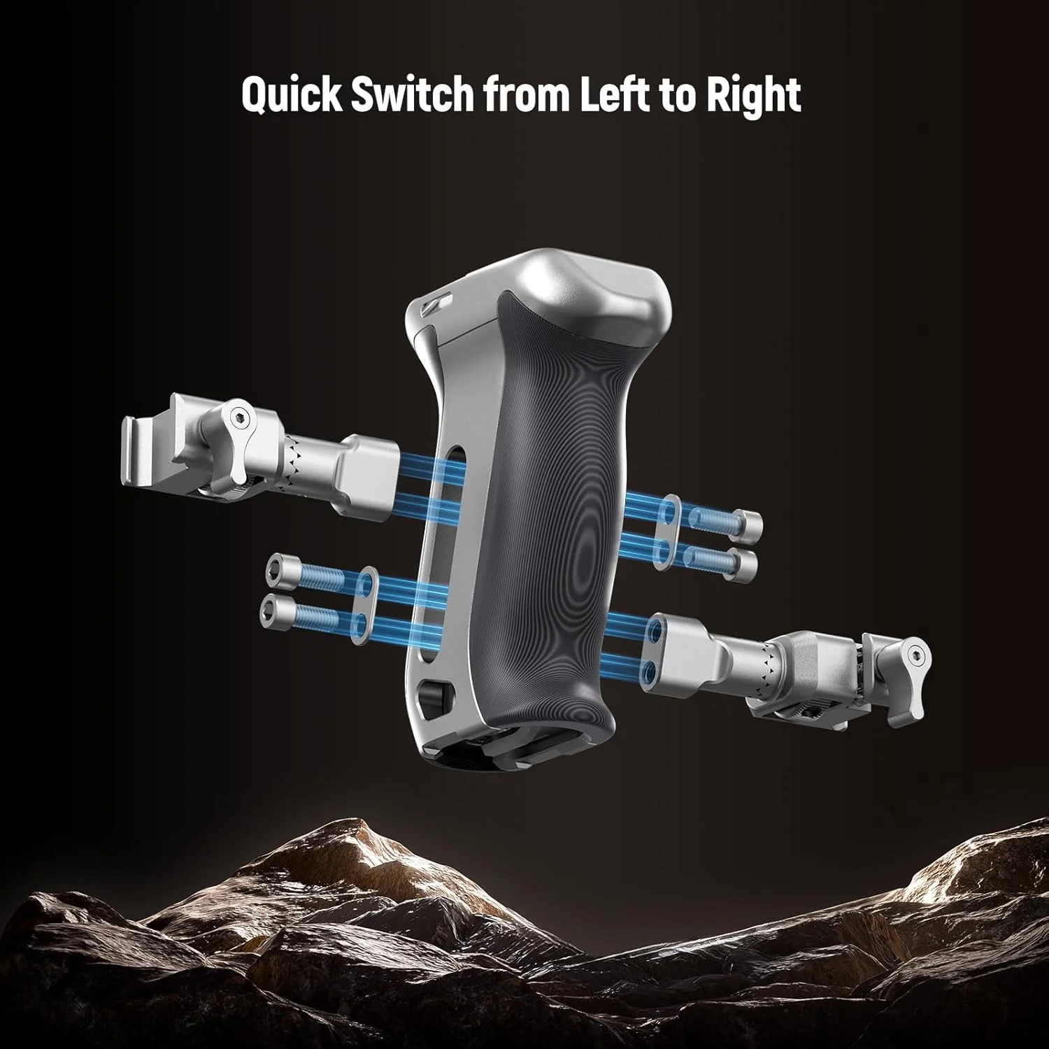 دسته جانبی ناتو با رهاسازی سریع Neewer، دستگیره جانبی دوربین ارگونومیک با گیره ناتو، دستگیره ضد لغزش، کفشک سرد، رزوه 1/4 اینچ و 3/8 اینچ برای ARRI، سازگار با قفس دوربین SmallRig، CA130 دسته جانبی ناتو با رهاسازی سریع Neewer، دستگیره جانبی دوربین ارگونومیک با گیره ناتو، دستگیره ضد لغزش، کفشک سرد، رزوه 1/4 اینچ و 3/8 اینچ برای ARRI، سازگار با قفس دوربین SmallRig، CA130