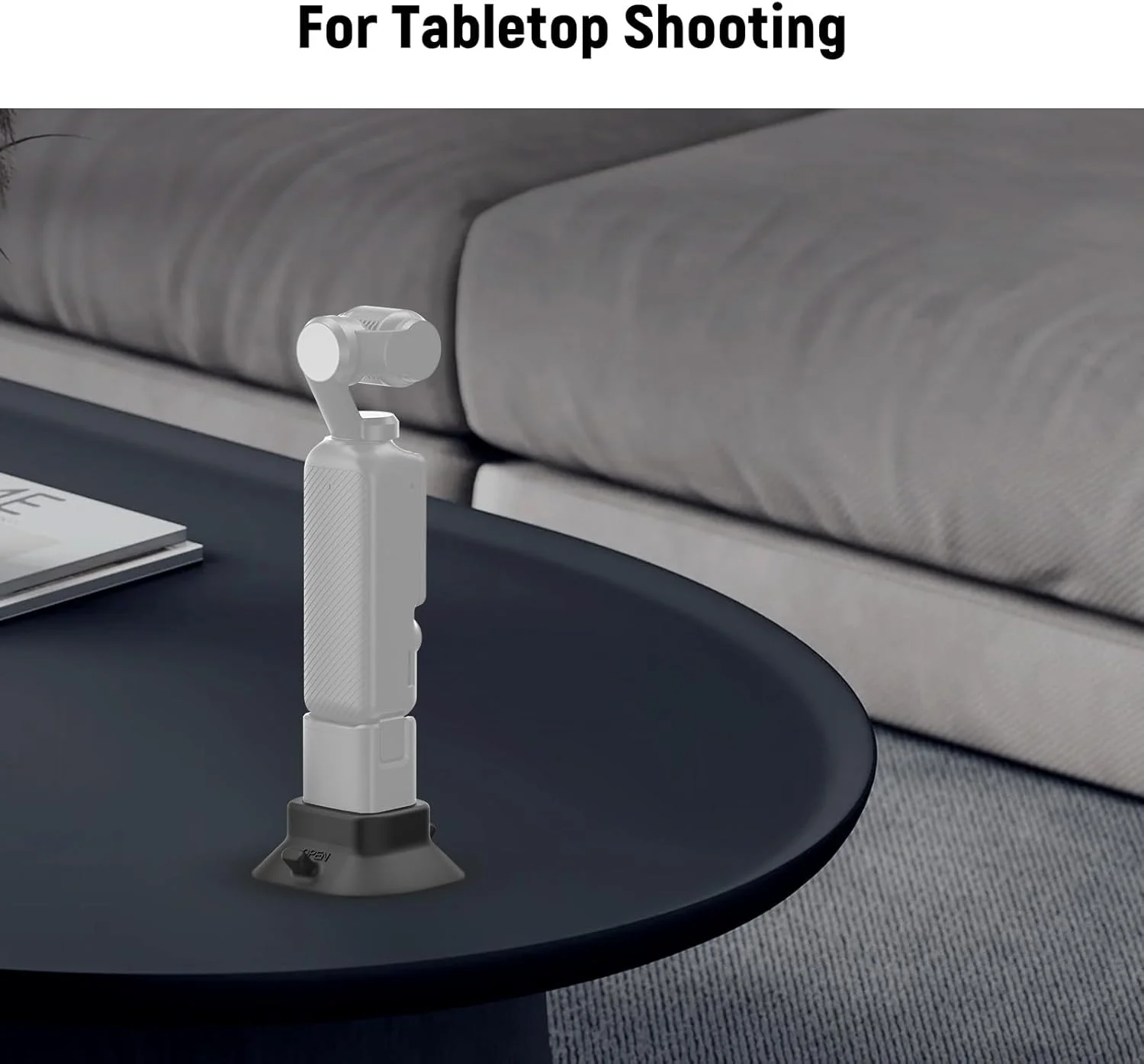 پایه سیلیکونی مکنده NEEWER Basics برای Pocket 3، پایه نگهدارنده دوربین رومیزی ضد لغزش نرم و پایدار ø64mm سازگار با دوربین گیمبال DJI Osmo Pocket 3، مدل AC023 پایه سیلیکونی مکنده NEEWER Basics برای Pocket 3، پایه نگهدارنده دوربین رومیزی ضد لغزش نرم و پایدار ø64mm سازگار با دوربین گیمبال DJI Osmo Pocket 3، مدل AC023